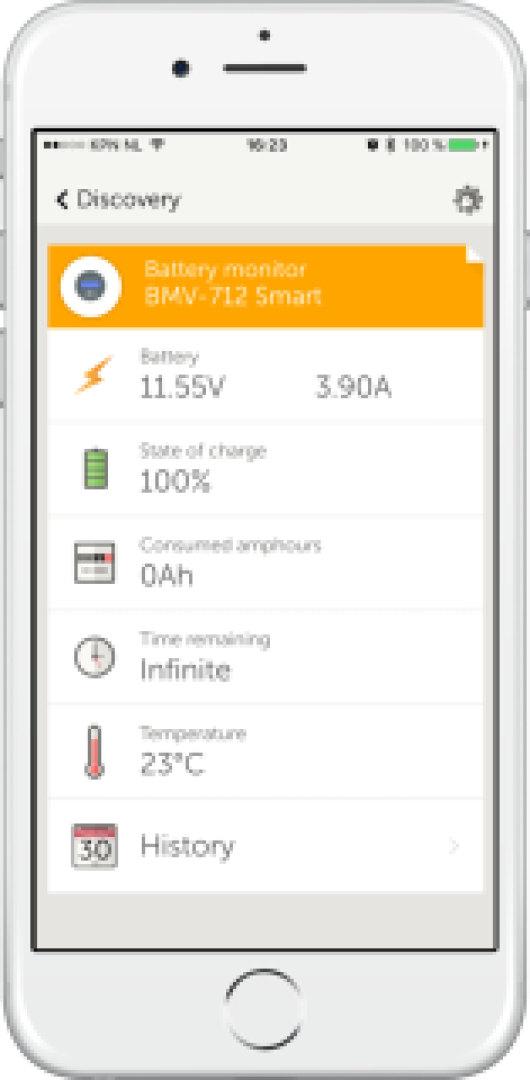 Victron BMV-712 Smart, Mit Bluetooth, 500A Smart-Shunt, Batteriemonitor 9-90V DC